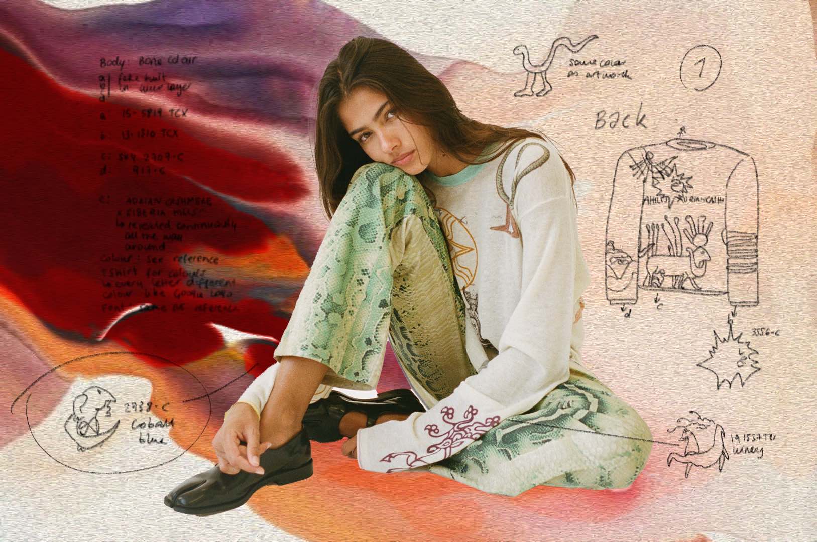Illustration from the Adrian Cashmere project by Sirai Bucarelli, image 1