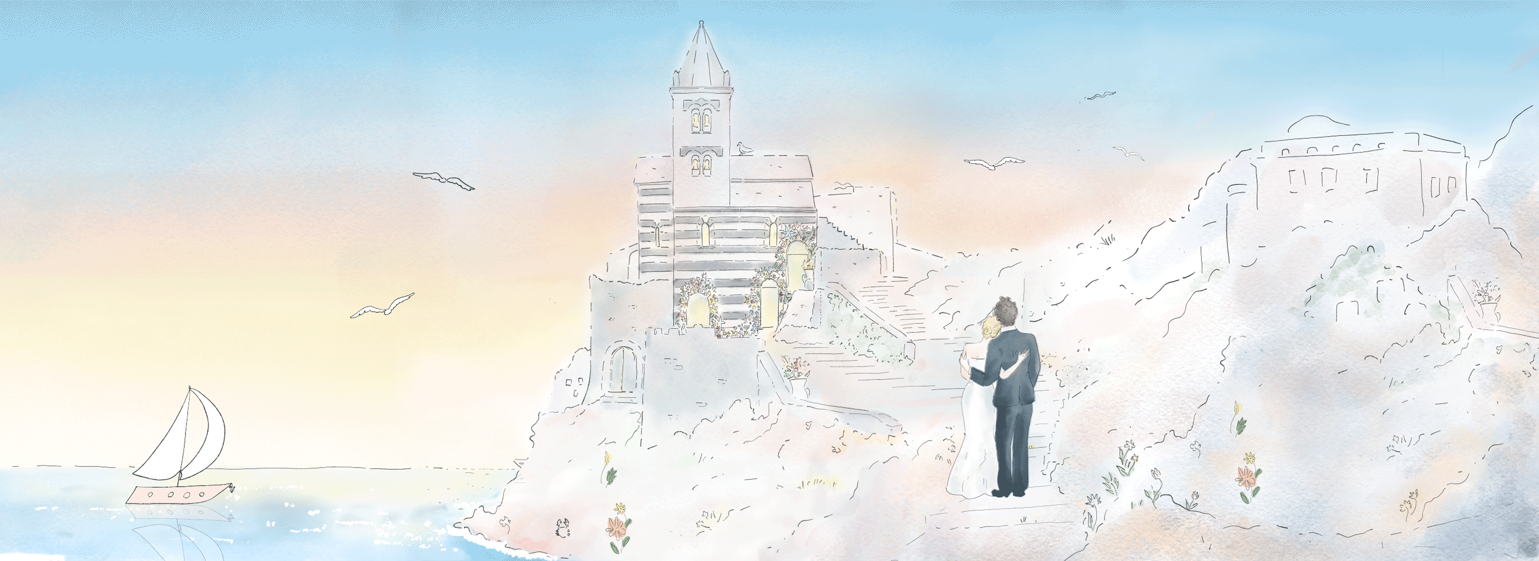 Animated illustration from the Weddings project by Sirai Bucarelli, image 3