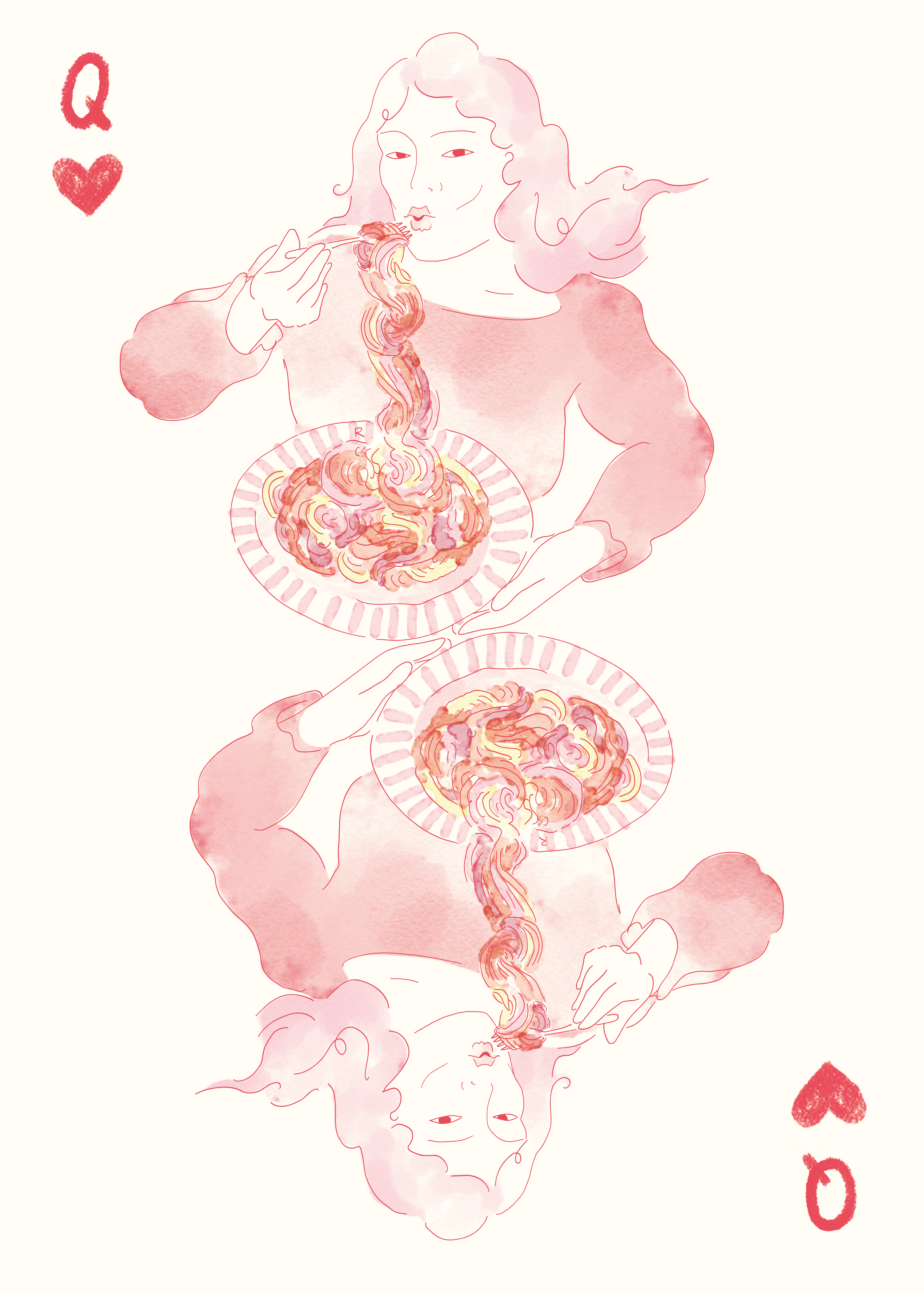 Illustration from the Cards project by Sirai Bucarelli, image 8