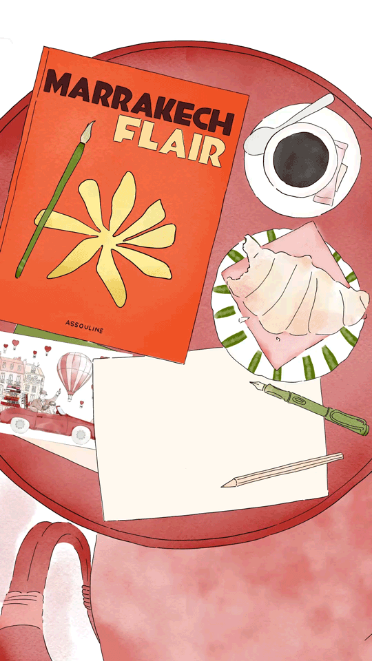 Animated illustration from the Assouline project by Sirai Bucarelli, image 7