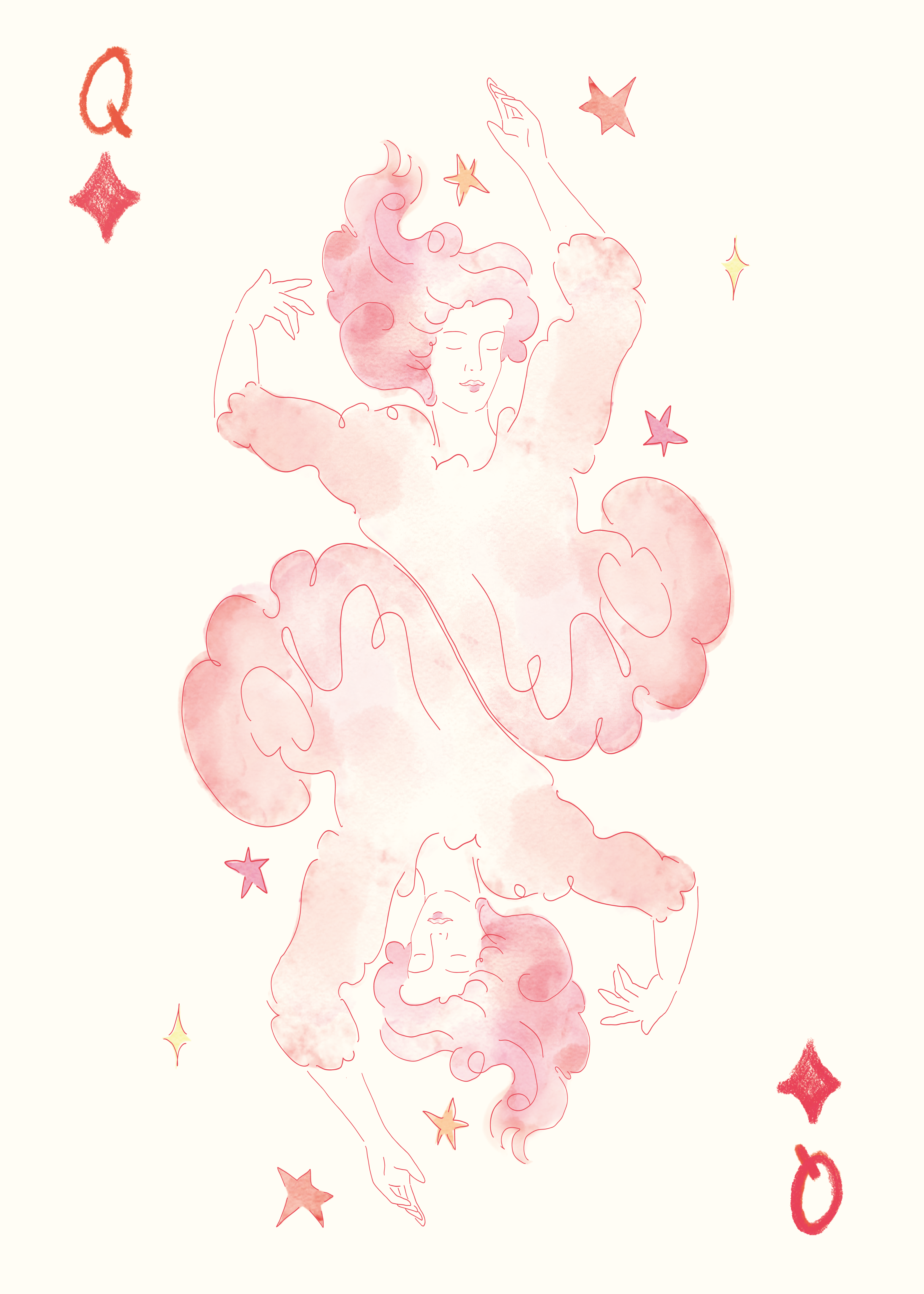 Illustration from the Cards project by Sirai Bucarelli, image 3
