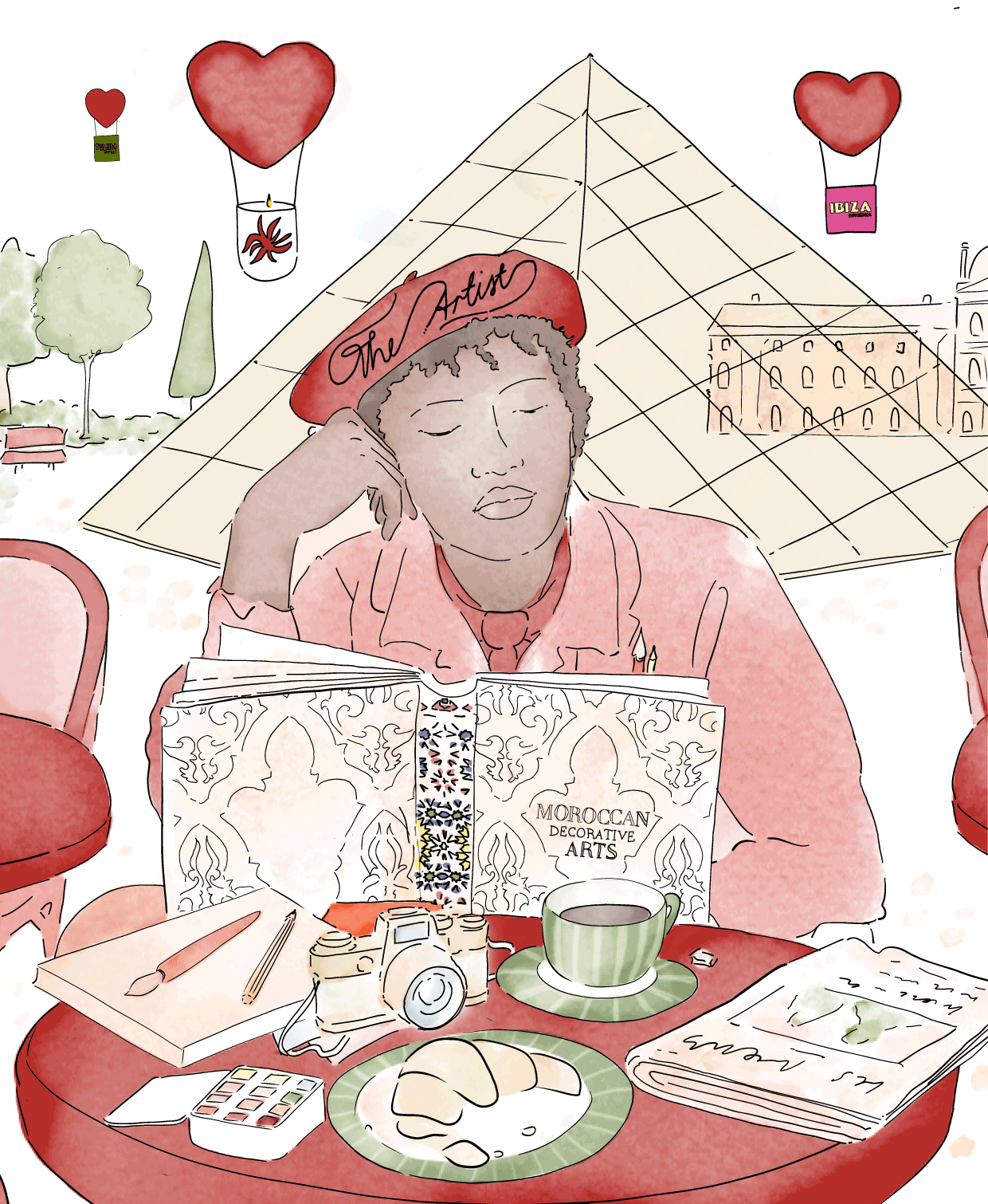 Illustration from the Assouline project by Sirai Bucarelli, image 6
