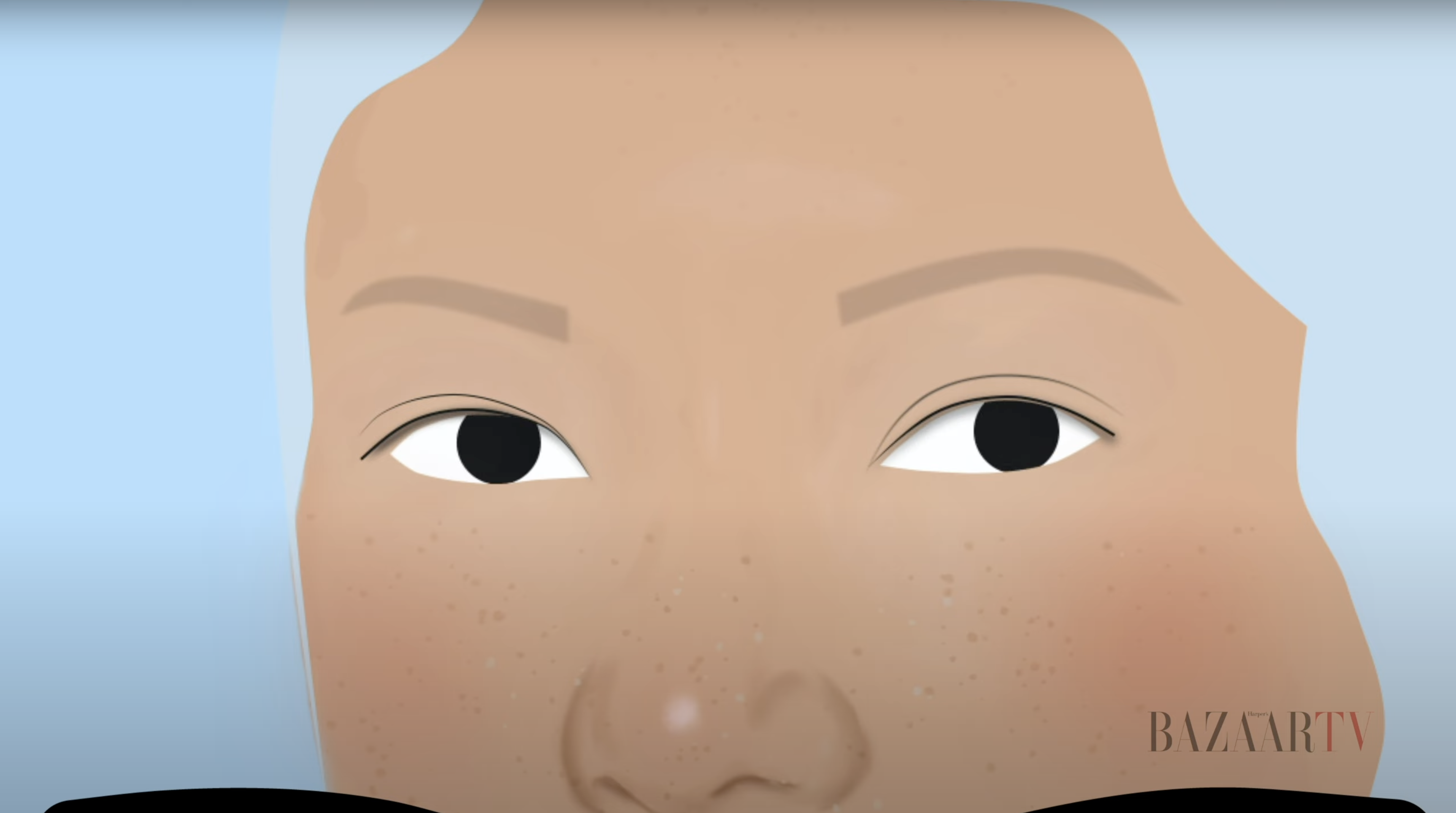 Animation still from the Harper's Bazaar Italia project by Sirai Bucarelli, image 4