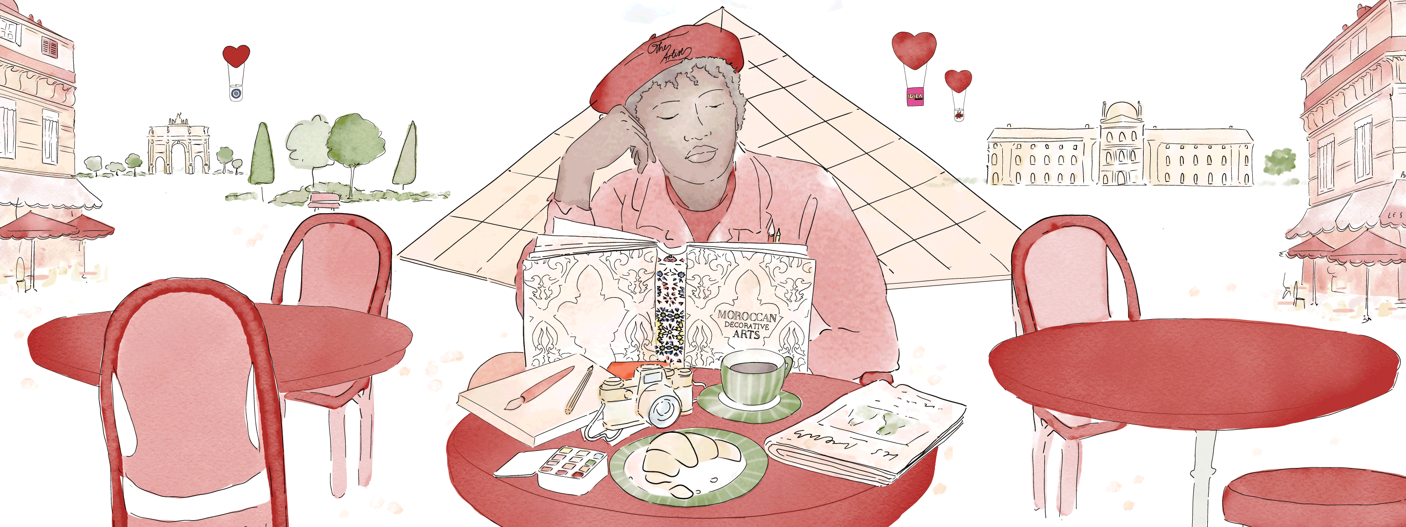 Illustration from the Assouline project by Sirai Bucarelli, image 3