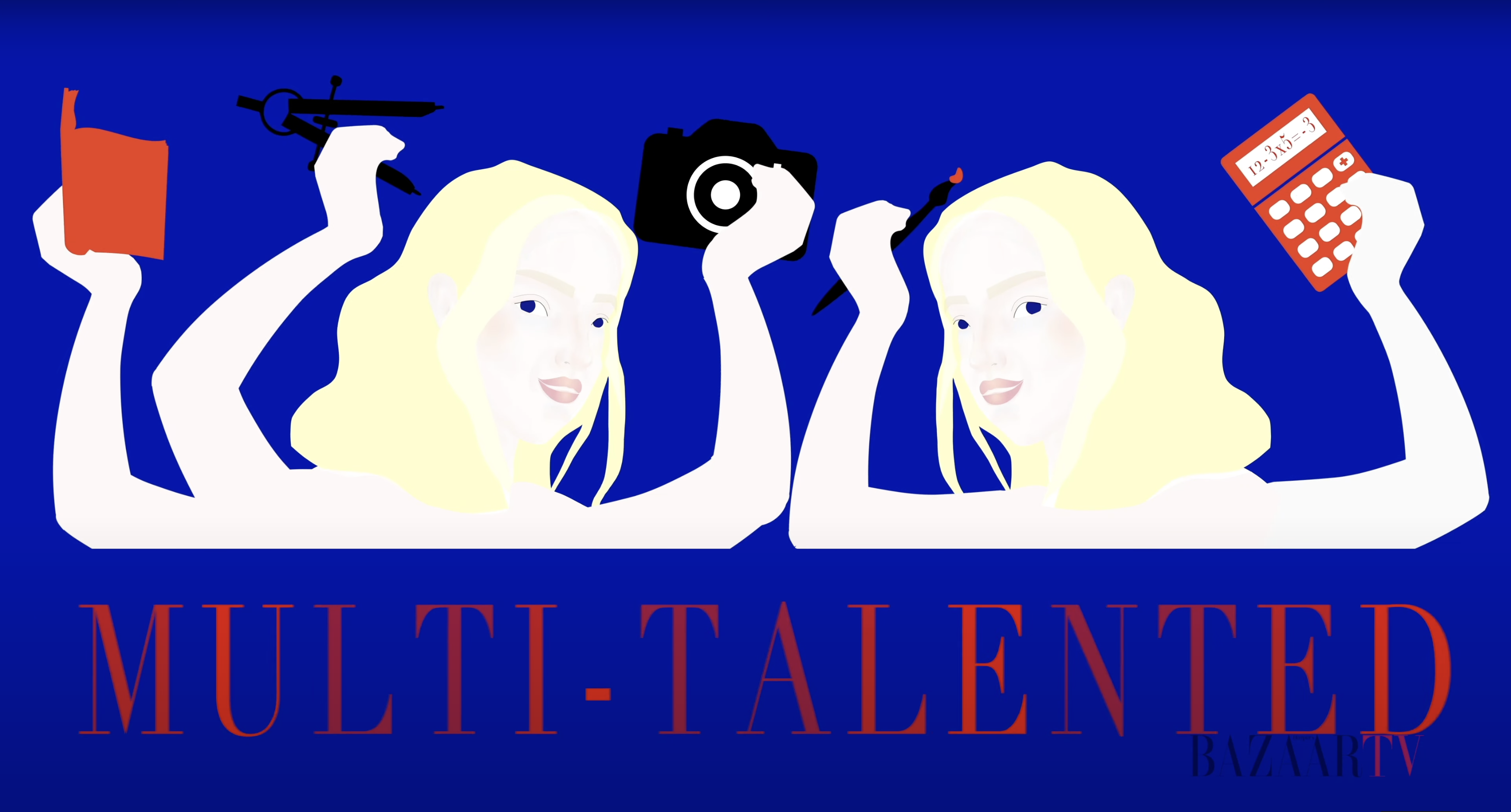 Animation still from the Harper's Bazaar Italia project by Sirai Bucarelli, image 8