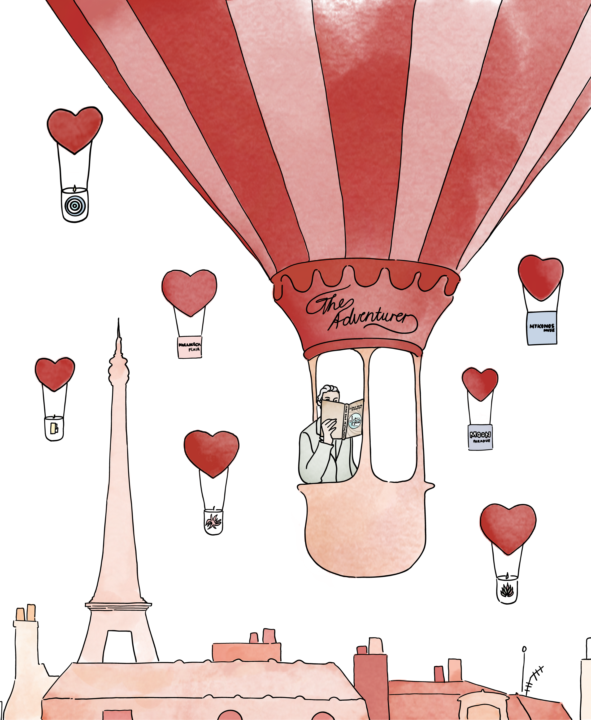 Illustration from the Assouline project by Sirai Bucarelli, image 5